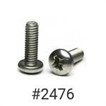 License Plate Screw M5 X 8MM Pan #2041