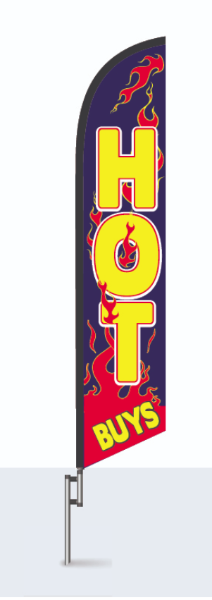 Hot Buys Swooper Flag