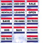 Decorative Display Message Flags