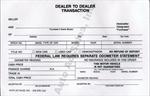 Dealer To Dealer Transaction Forms