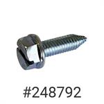 License Plate Screw M6 X 20MM Slotted Hex Washer HD  #248792