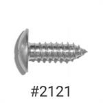 License Plate Screw 14 x 3/4" Truss #2121