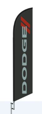 Dodge Jeep Chrysler Swooper Flag