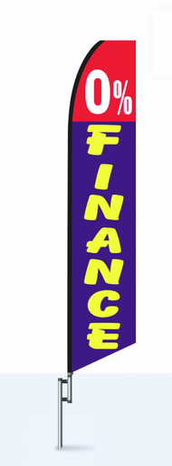 0% Financing Swooper Flag